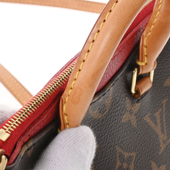 Louis Vuitton Monogram Pallas Cerise Red Canvas Shoulder Bag - Picture 7 of 11